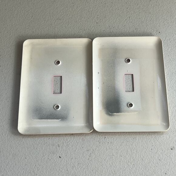 Vintage Light Switch Toggle Cover Plates L. Spivey Birdhouse Be Thankful - Picture 5 of 6